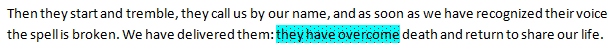 text run shading